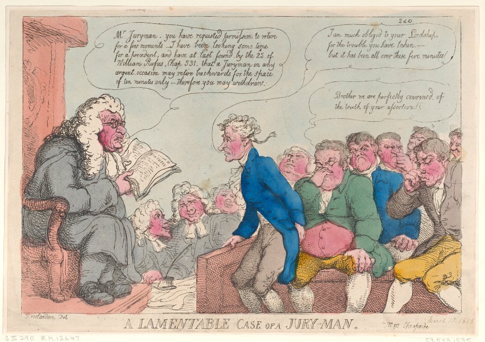 A Lamentable Case of a Jury-Man MET DP884487