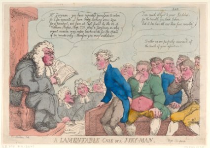 A Lamentable Case of a Jury-Man MET DP884487