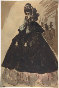 A Lady in a Bonnet and Coat MET DP806712