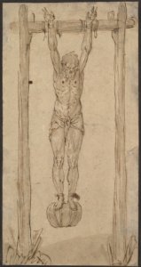 A Man Hanging by His Arms (the Corpse of the King?) MET DP823638