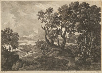 A landscape with travellers at the left MET DP837493