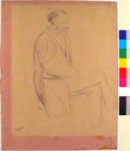 Édouard Manet Seated, Right Profile MET 19.51.6