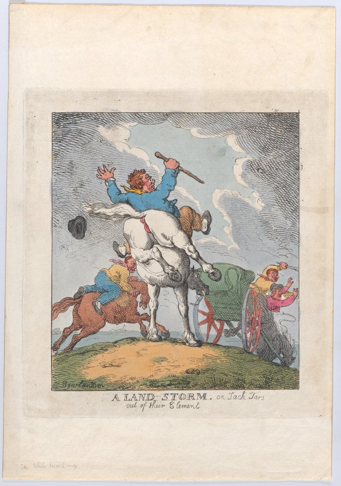 A Land Storm, or Jack Tars Out of Their Element MET DP881080