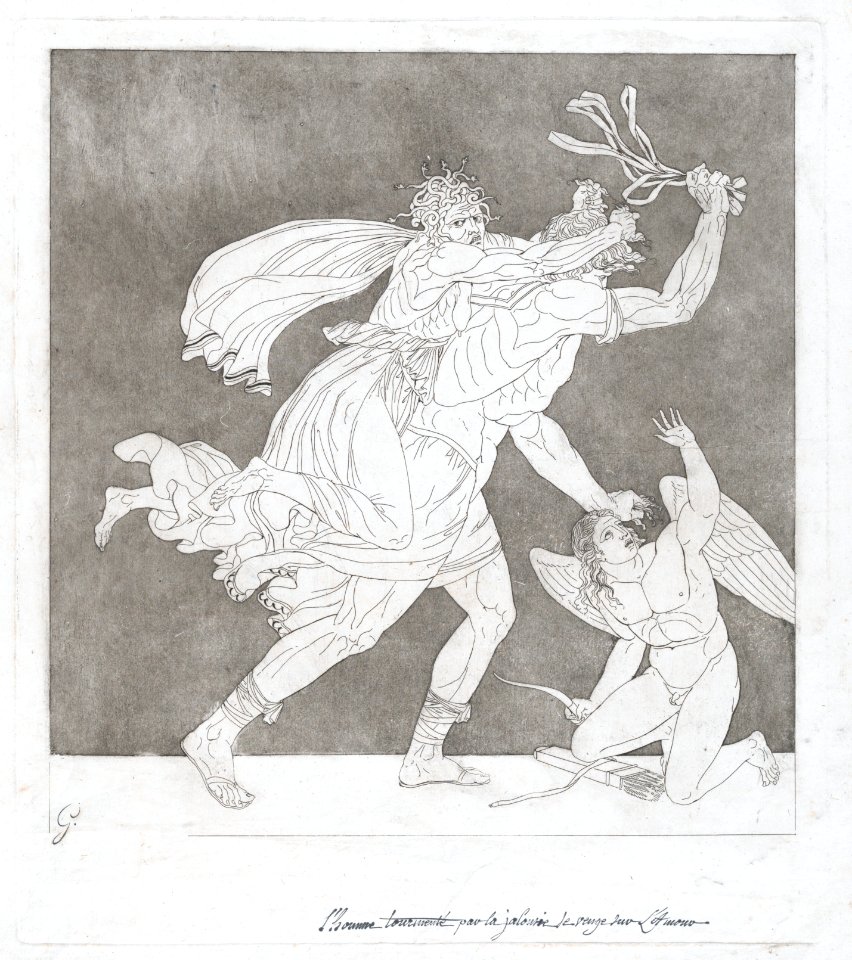 A Man Tormented by Jealousy Takes Revenge on Cupid MET DP876902