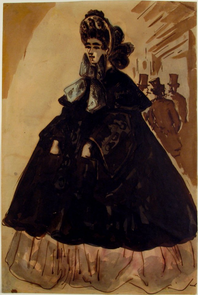A Lady in a Bonnet and Coat MET 29.100.605