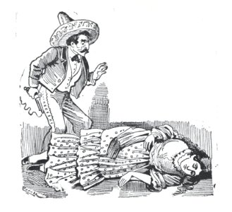 A man with a gun standing over a woman he has just shot MET DP874472