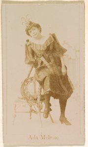 Ada Melrose, from the Actresses series (N245) issued by Kinney Brothers to promote Sweet Caporal Cigarettes MET DP859112