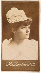 Actress wearing lace cap, from the Actresses series (N664) promoting Old Fashion Fine Cut Tobacco MET DPB869528