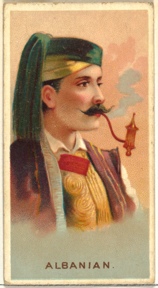Albanian, from World's Smokers series (N33) for Allen & Ginter Cigarettes MET DP838650