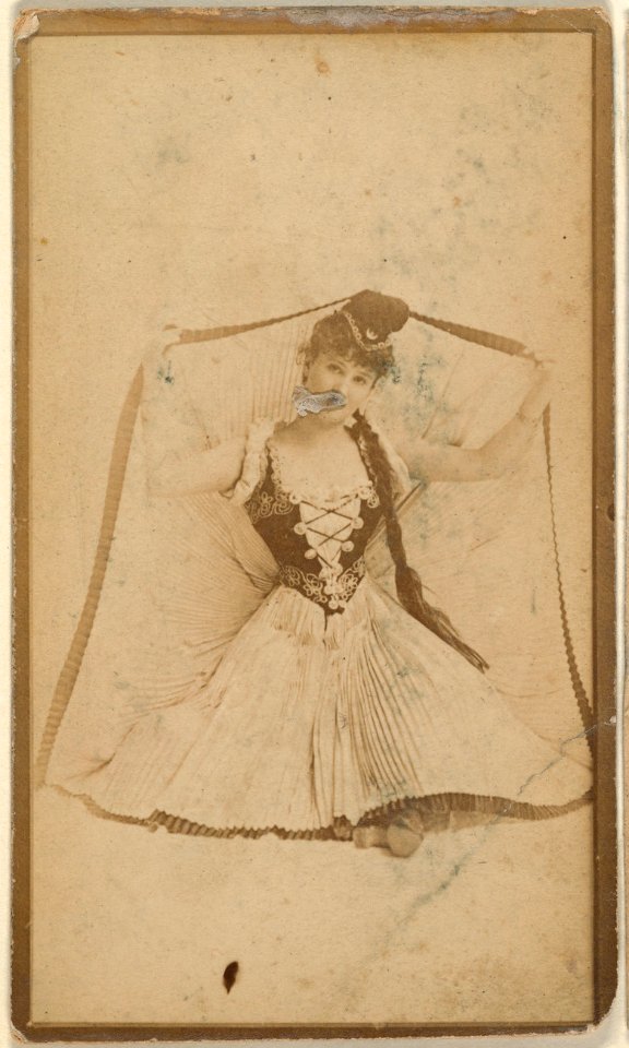 Actress wearing pleated skirt, from the Actresses series (N668) MET DPB869857