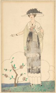 A Lady and a Rose Bush MET DP807596