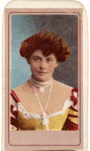 Actress wearing pearl necklace, from the Actresses series (T176) issued by Sweet Caporal Cigarettes MET DP842607