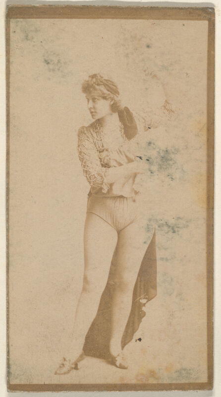 Actress standing with foot extended, from the Actresses series (N668) MET DPB869901