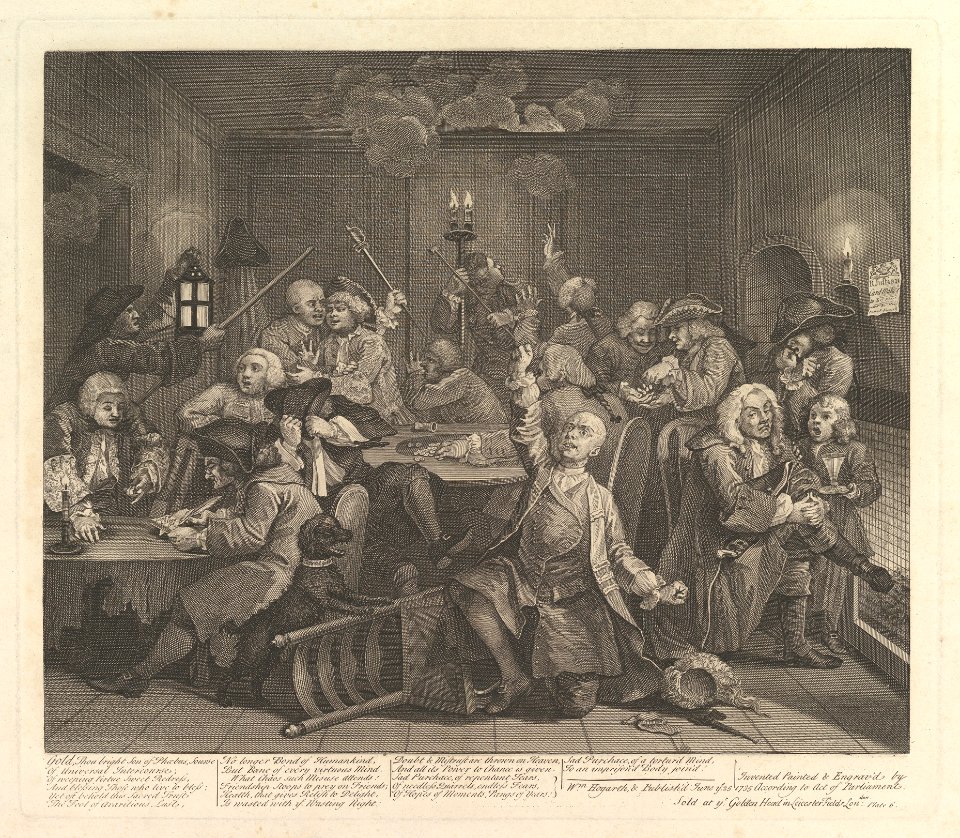 A Rake's Progress, Plate 6 MET DP825209