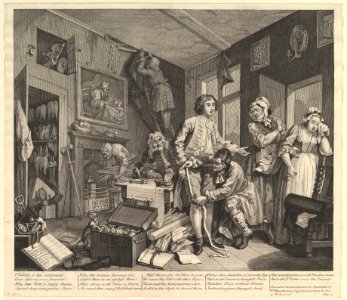 A Rake's Progress, Plate 1 MET DP827000