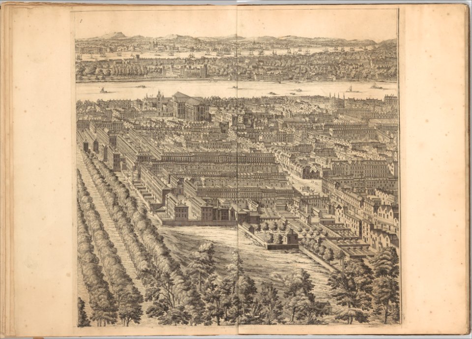 A Prospect of the City of London, Westminster and St. James' Park MET DP268751