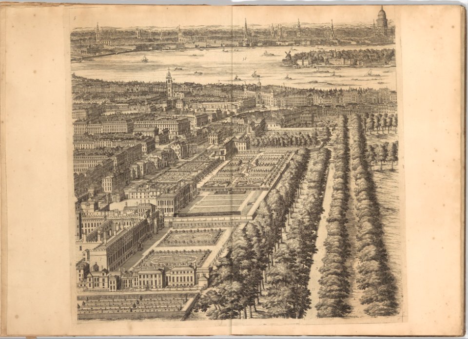 A Prospect of the City of London, Westminster and St. James' Park MET DP268749