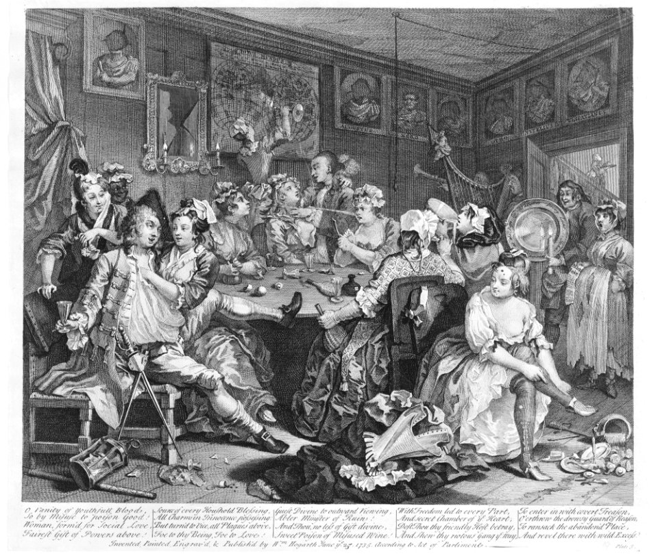 A Rake's Progress, Plate 3 MET MM7009
