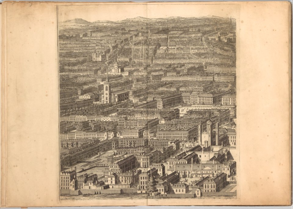 A Prospect of the City of London, Westminster and St. James' Park MET DP268748