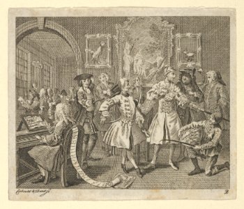 A Rake's Progress, Plate 2 MET DP847433