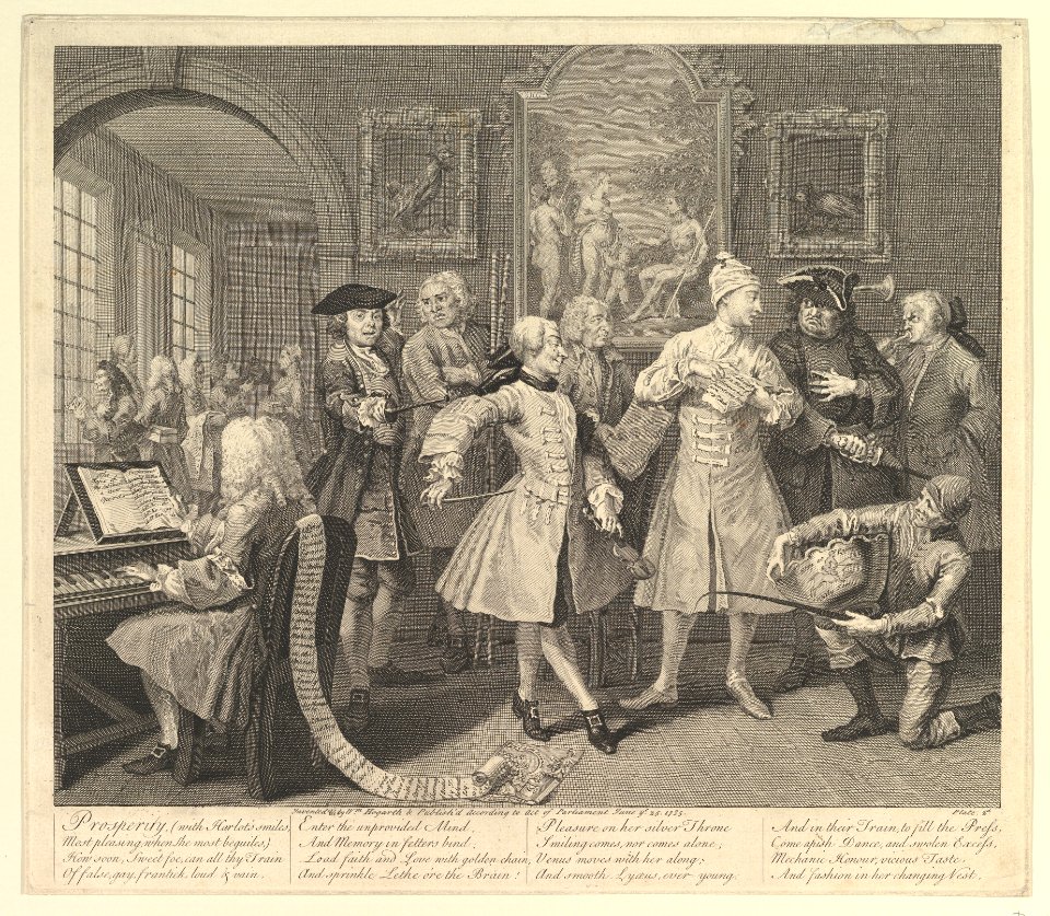 A Rake's Progress, Plate 2 MET DP827001