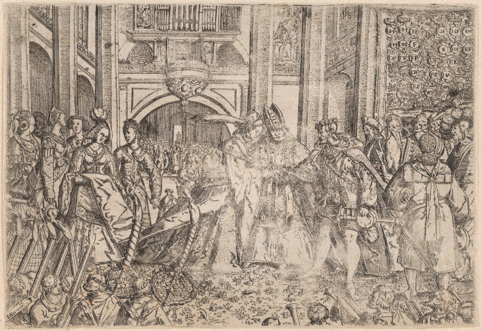 A princely wedding performed by a bishop MET DP874739