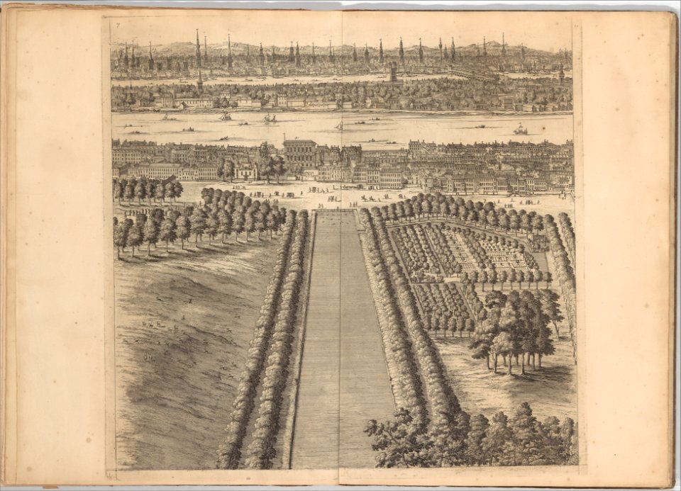 A Prospect of the City of London, Westminster and St. James' Park MET DP268750