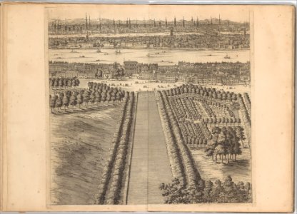 A Prospect of the City of London, Westminster and St. James' Park MET DP268750