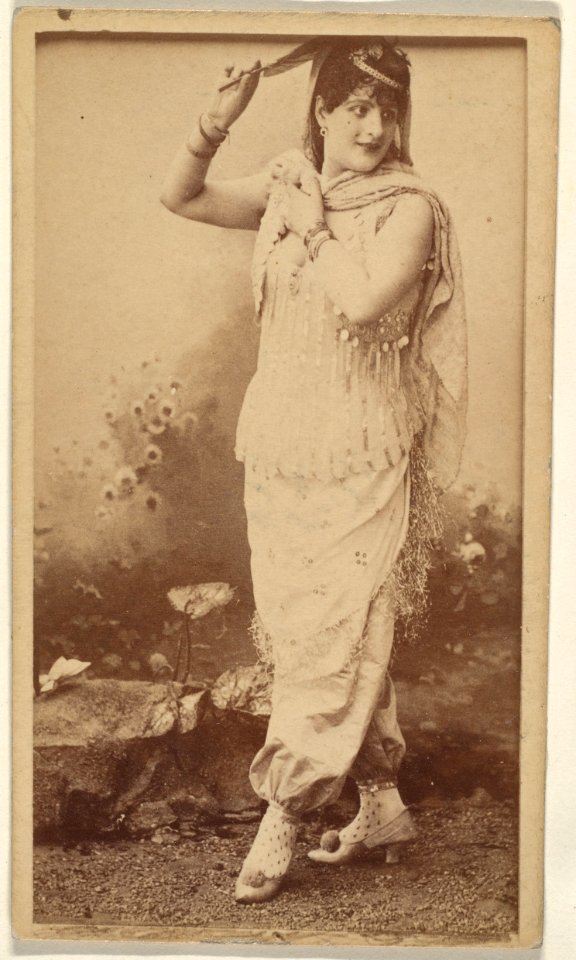 Actress wearing costume with harem pants, from the Actresses series (N668) MET DPB869950