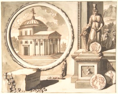 A Recontruction of the So-Called Temple of Serapidis MET DP800273