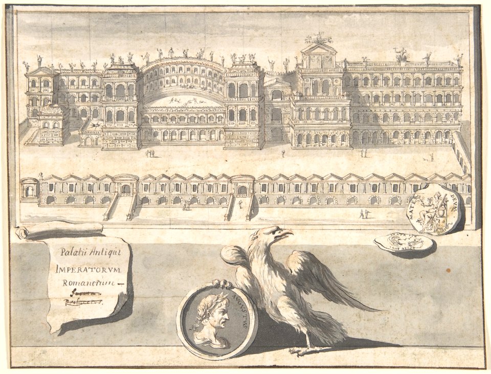 A Reconstructed View of the Palace on the Palantine Hill MET DP800271