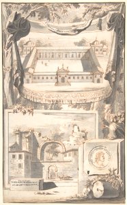 A Reconstruction of the Thermae of Nero (above) and a View of the Ruins (below) MET DP800263