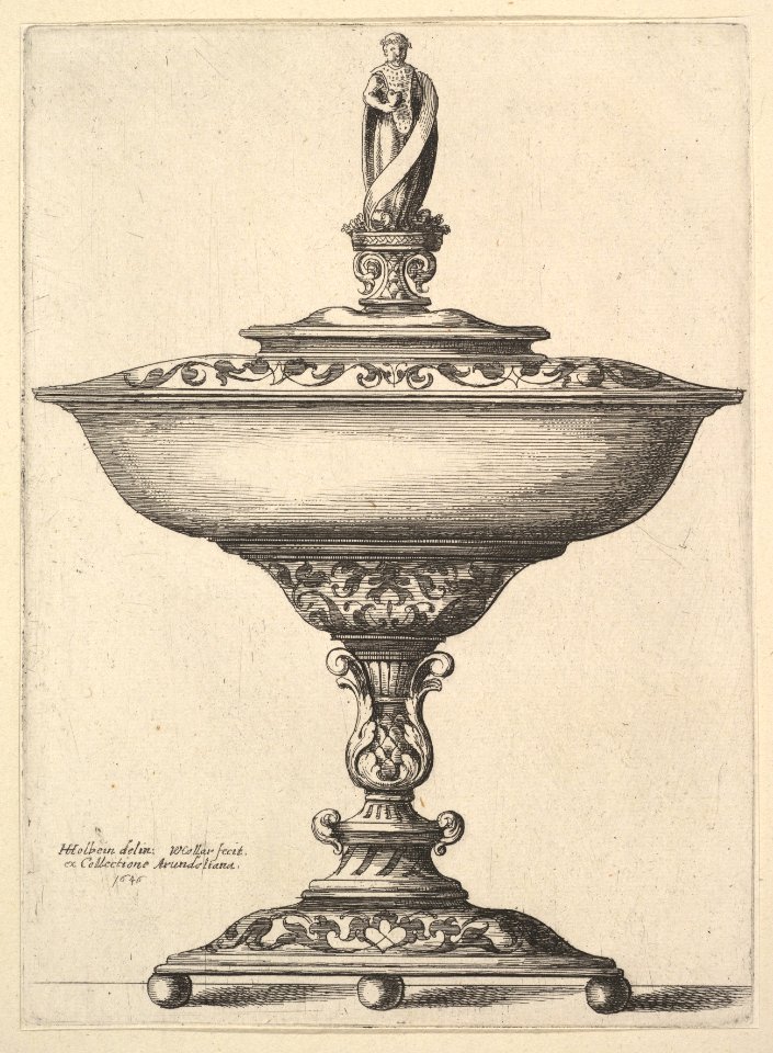 A wide cup with ball feet MET DP823948