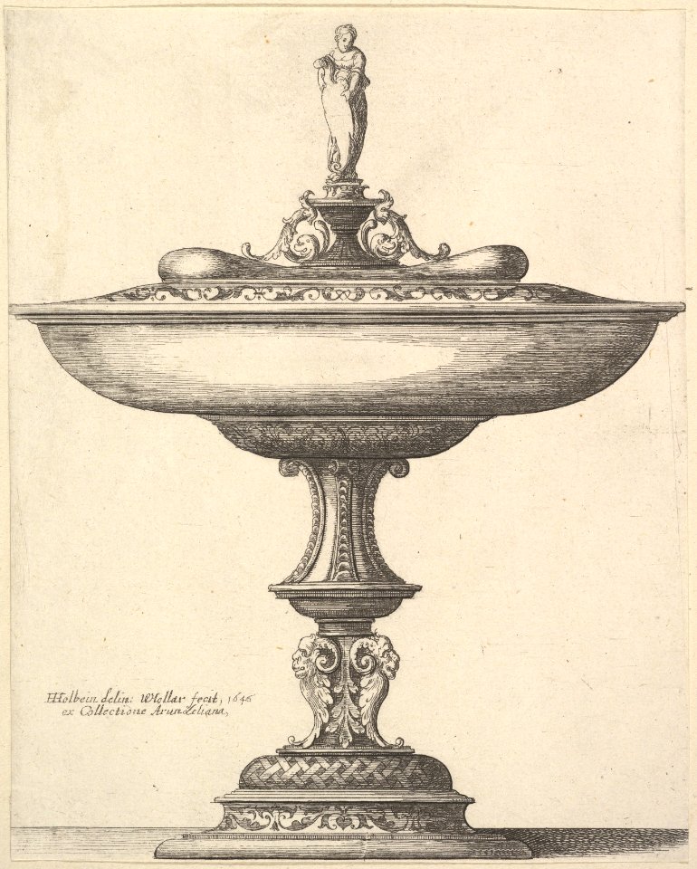 A wide cup with ornamental stem MET DP823945