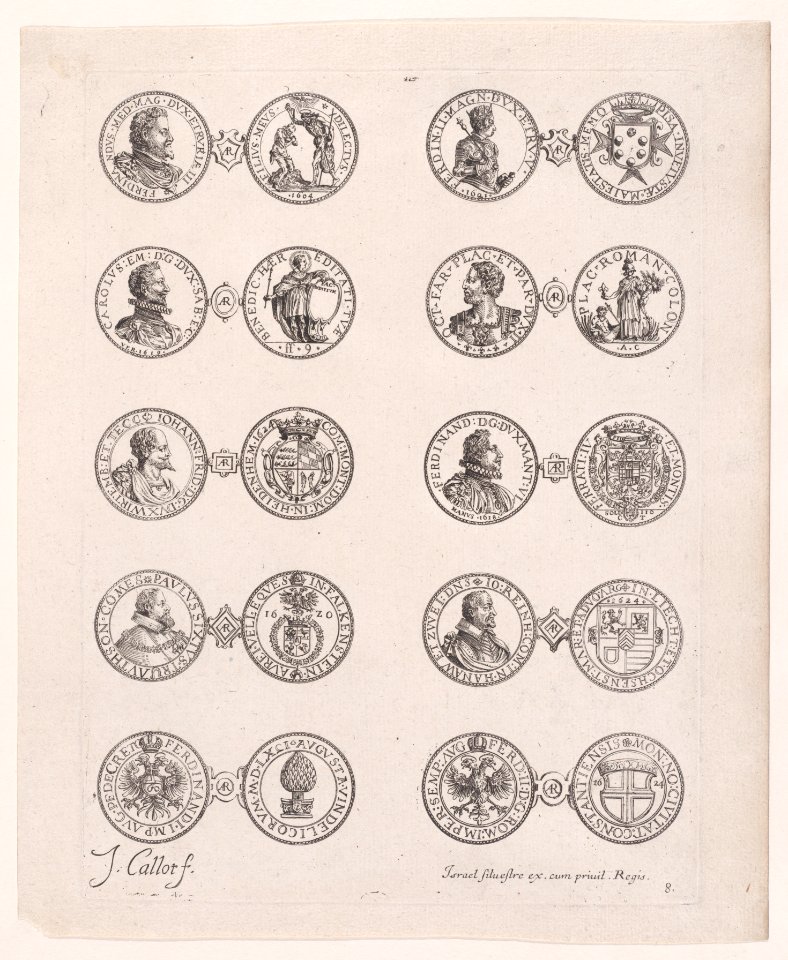 8th Plate, Featuring 10 Coins Met DP891332