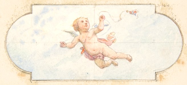 A winged putto MET DP811725