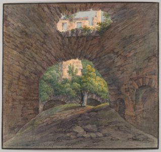 A Young Couple Viewing Ruins near Bingen MET DP821985