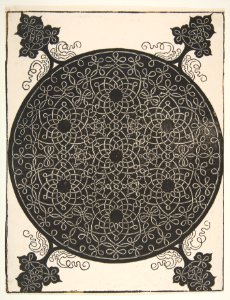 “The Fifth Knot”. Interlaced Roundel with Seven Six-pointed Stars MET DP816467