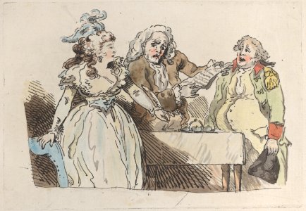 A Young Woman (Heiress) Prepares to Sign a Document Met DP885282