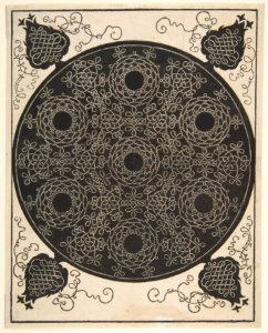 “The Sixth Knot”. Interlaced Roundel with Seven Wreaths MET DP816466
