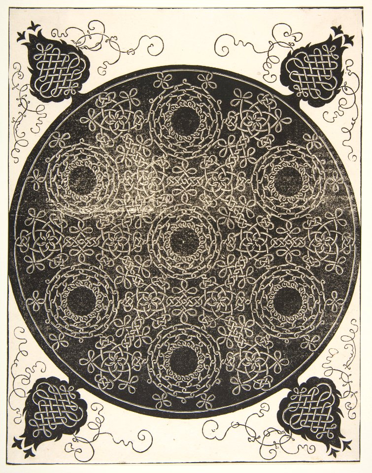 “The Sixth Knot”. Interlaced Roundel with Seven Wreaths MET DP816473