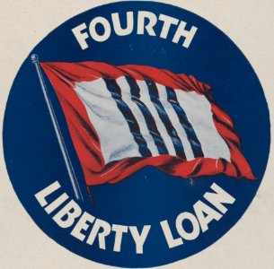 “Forth Liberty Loan” of 1918 - Wear your honor button MET DP873513 (cropped)