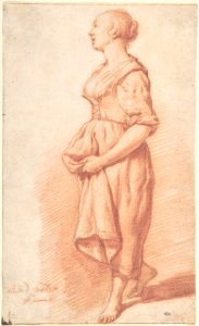 A Young Girl Walking to the Left MET DP800759
