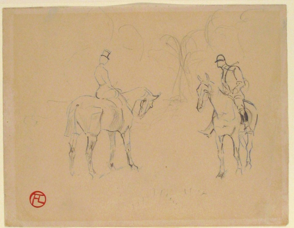 A Woman and a Man on Horseback MET 1974.356.45