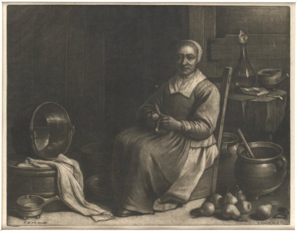 A Woman Peeling Pears MET DP104274