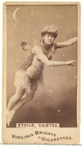 Étoile, Gaietee, from the Actors and Actresses series (N45, Type 1) for Virginia Brights Cigarettes MET DP829585