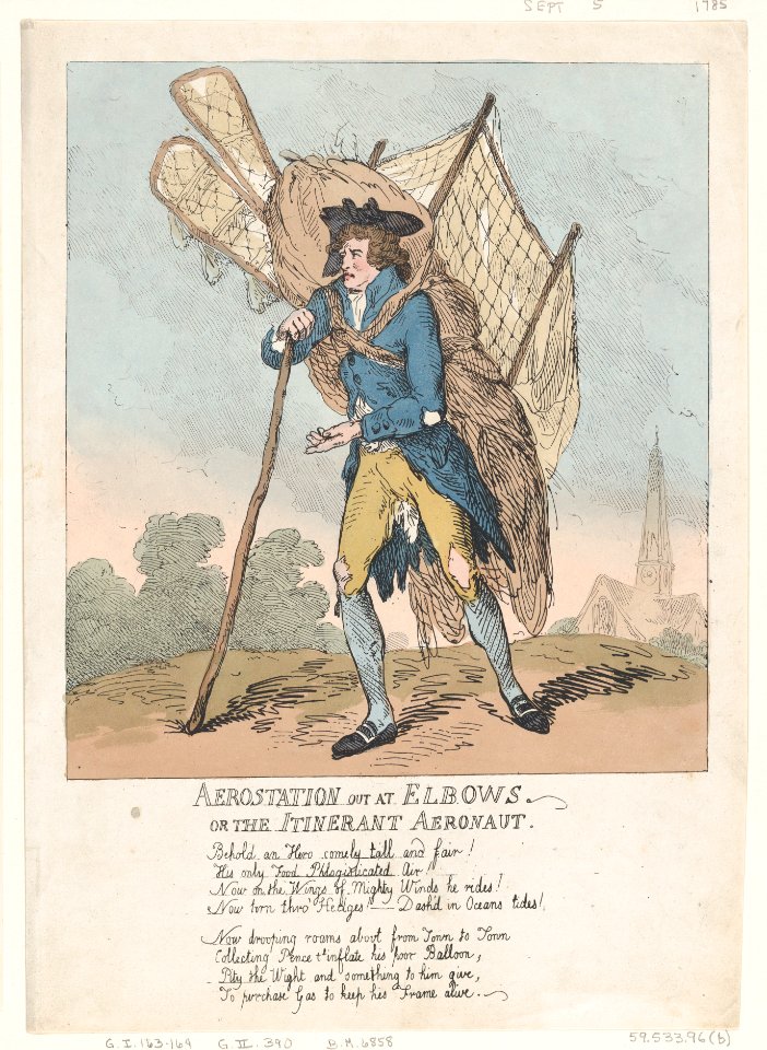 Aerostation out at Elbows, or The Itinerant Aeronaut MET DP871834