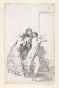 A woman weeping her head in her hands Met DP888181