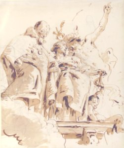 Aged Dignitary Attended by Mercury and Prudence MET 37.165.43