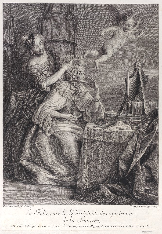 Age adorned by folly with the clothes of youth Met DP884559